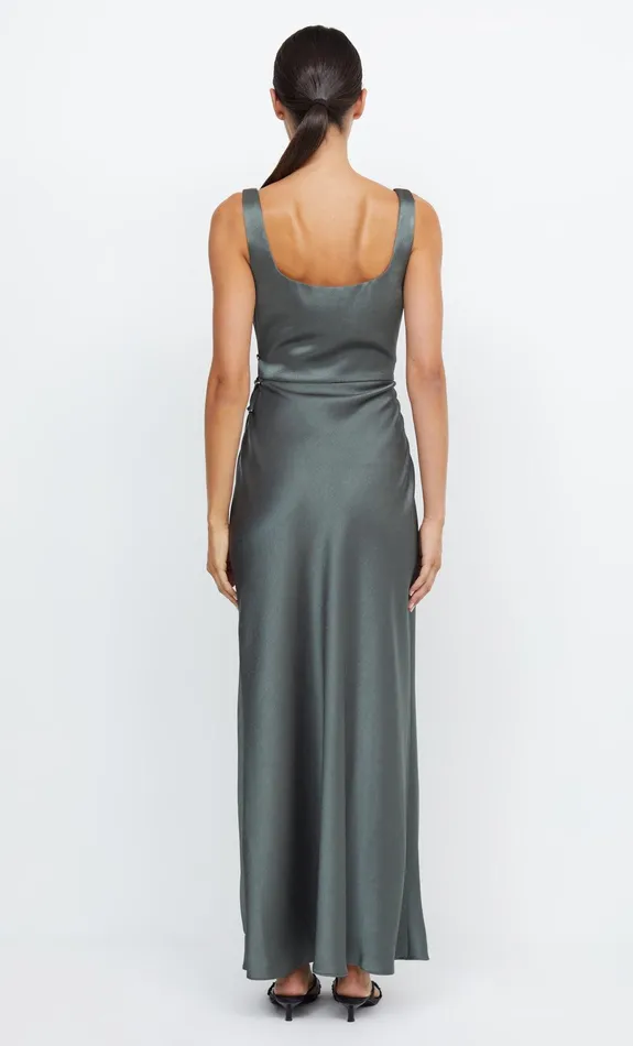 Bec Bridge Event Wear Dresses THE DREAMER SQUARE NECK DRESS Dark Willow 8211 Women