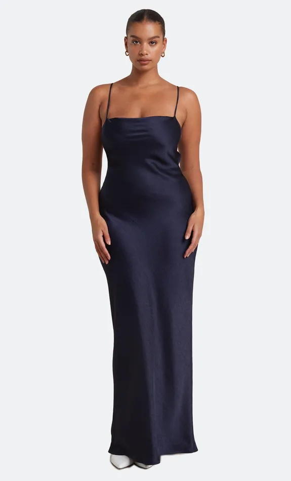 Bec Bridge Event Wear Dresses THE DREAMER TIE DRESS Ink 8211 Women