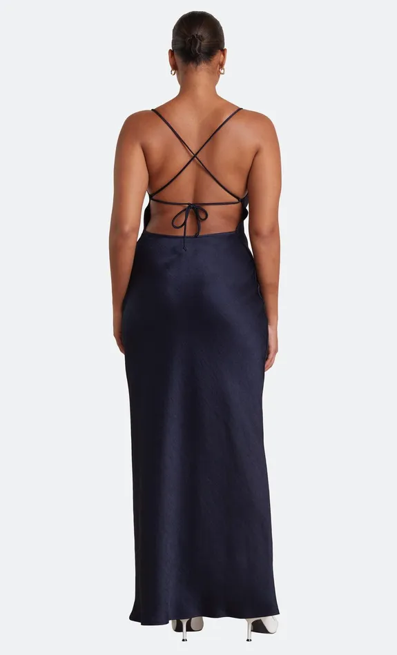 Bec Bridge Event Wear Dresses THE DREAMER TIE DRESS Ink 8211 Women