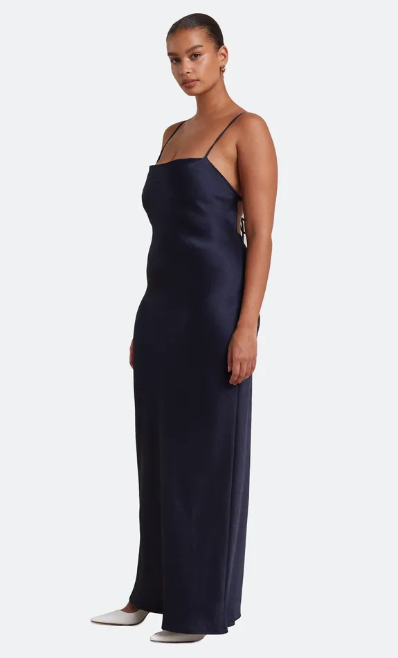Bec Bridge Event Wear Dresses THE DREAMER TIE DRESS Ink 8211 Women