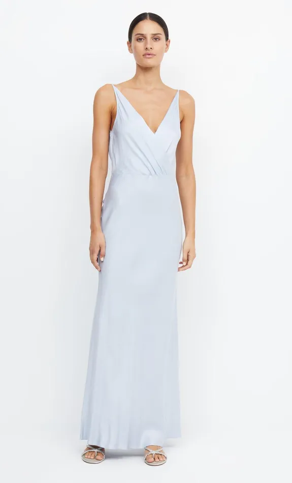 Bec Bridge Maxi Dresses ADORE V MAXI DRESS Dusty Blue 8211 Women