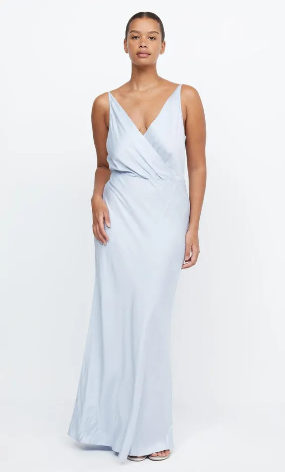 Bec Bridge Maxi Dresses ADORE V MAXI DRESS Dusty Blue 8211 Women