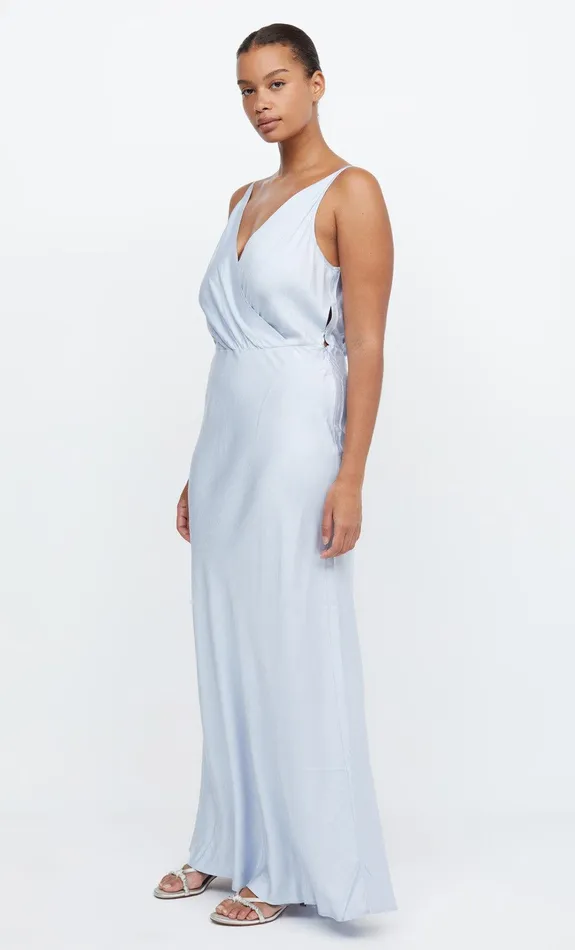 Bec Bridge Maxi Dresses ADORE V MAXI DRESS Dusty Blue 8211 Women