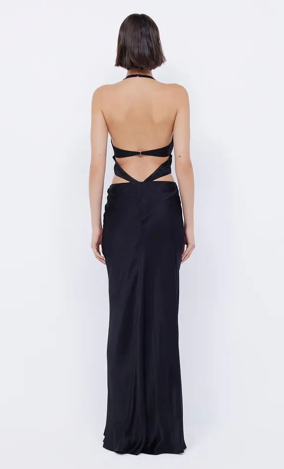 Bec Bridge Maxi Dresses ALABAMA HALTER DRESS Black 8211 Women