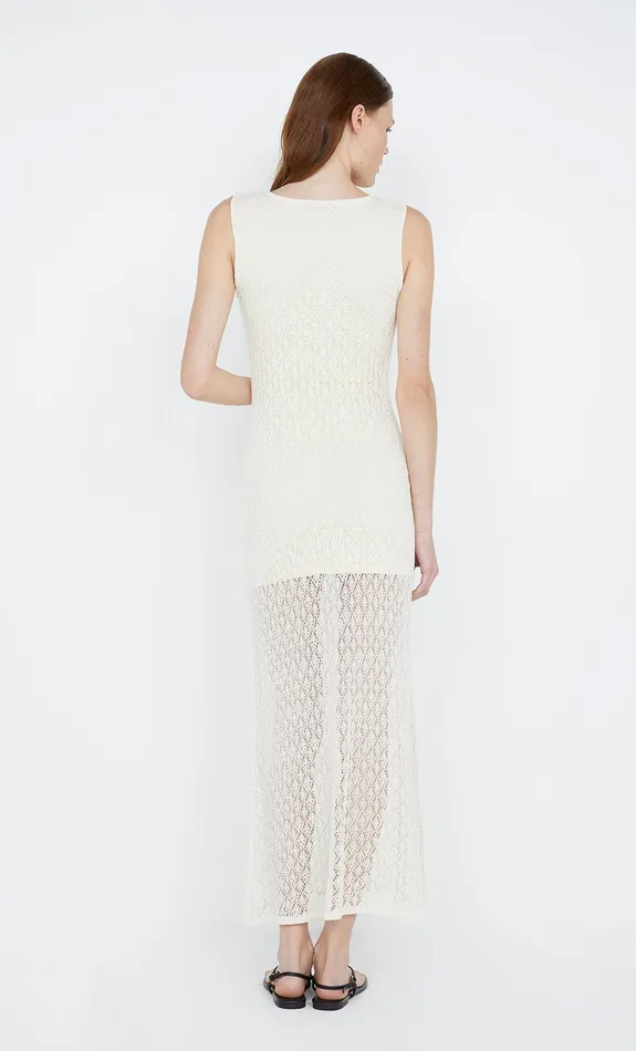 Bec Bridge Maxi Dresses AURORA KEYHOLE DRESS Ivory 8211 Women