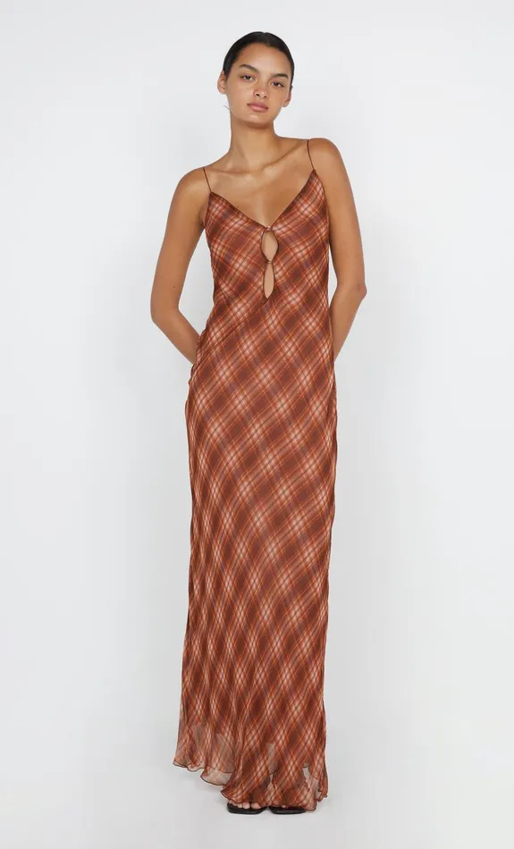 Bec Bridge Maxi Dresses DEVI MAXI DRESS Desert Check 8211 Women
