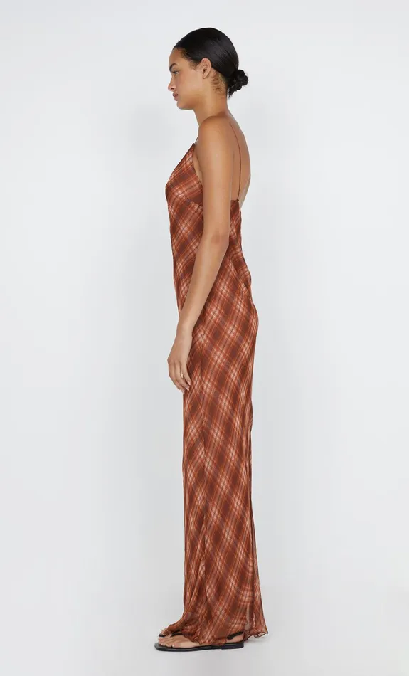 Bec Bridge Maxi Dresses DEVI MAXI DRESS Desert Check 8211 Women
