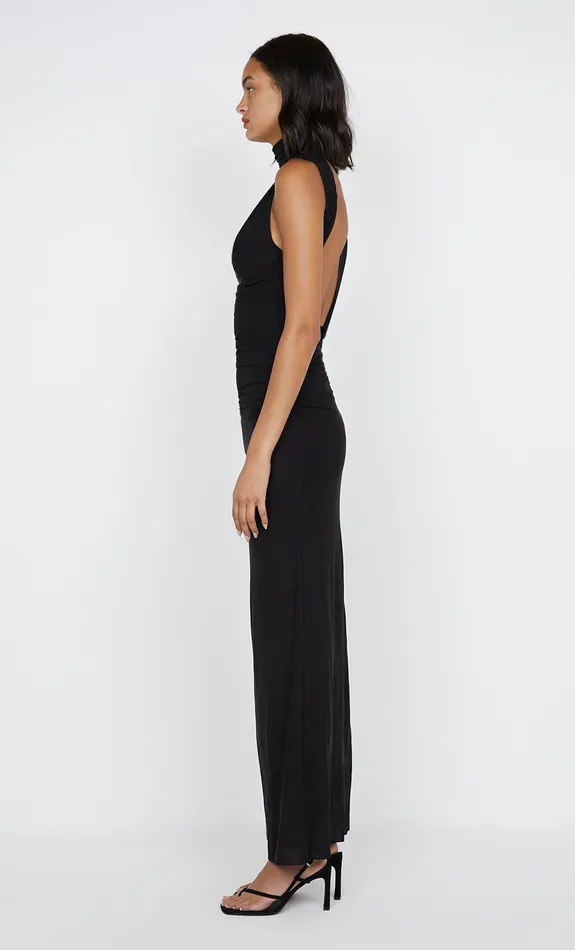 Bec Bridge Maxi Dresses GIGI HIGH NECK DRESS Black 8211 Women