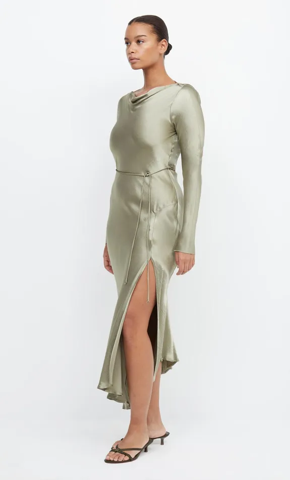 Bec Bridge Maxi Dresses MOON DANCE LONG SLEEVE MAXI DRESS Sage 8211 Women