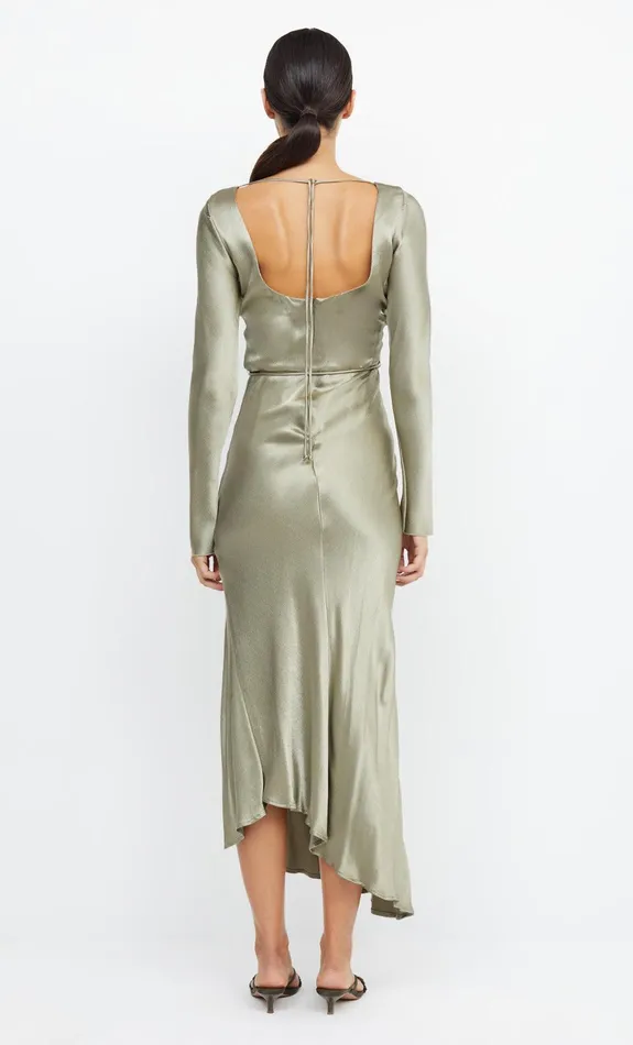 Bec Bridge Maxi Dresses MOON DANCE LONG SLEEVE MAXI DRESS Sage 8211 Women