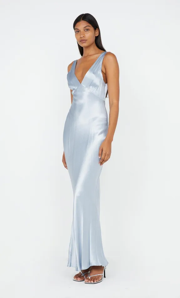 Bec Bridge Maxi Dresses MOON DANCE VERONA DRESS Dusty Blue 8211 Women