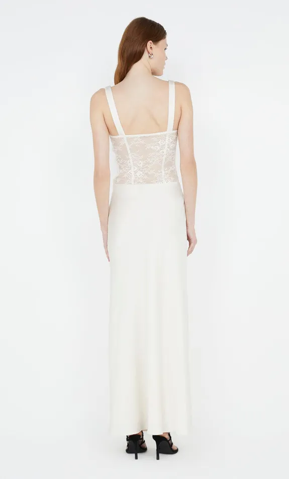 Bec Bridge Maxi Dresses OLIMPIA CORSET DRESS Cream 8211 Women