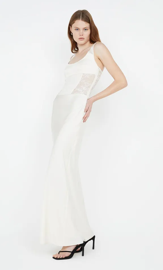 Bec Bridge Maxi Dresses OLIMPIA CORSET DRESS Cream 8211 Women