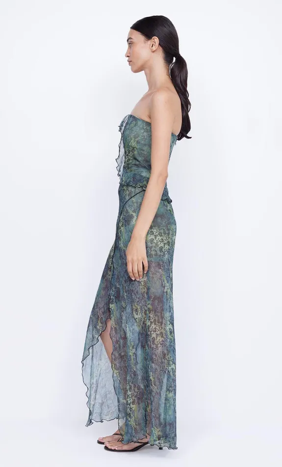 Bec Bridge Maxi Dresses OPAL STRAPLESS MAXI DRESS Nouveau Bleue 8211 Women