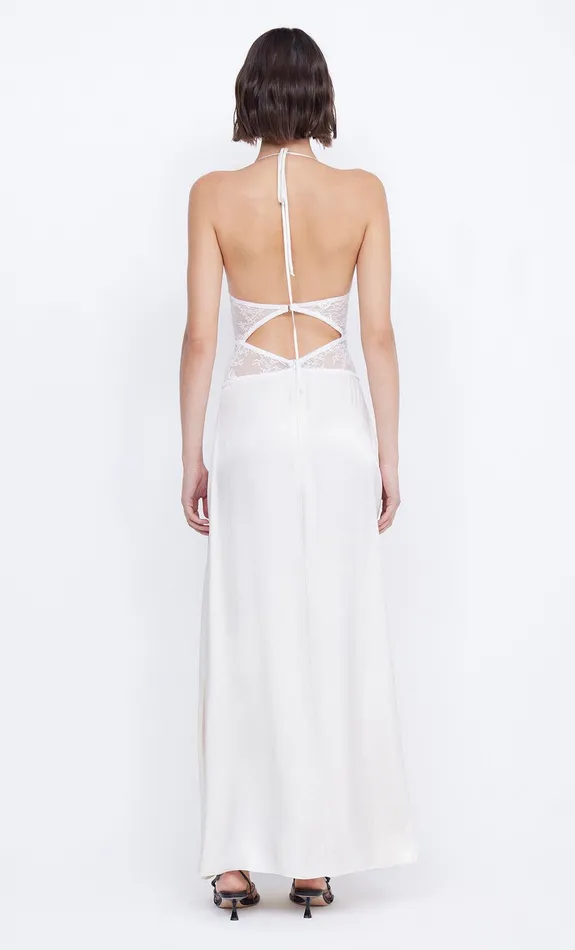 Bec Bridge Maxi Dresses SANTAL HALTER MAXI DRESS Ivory 8211 Women
