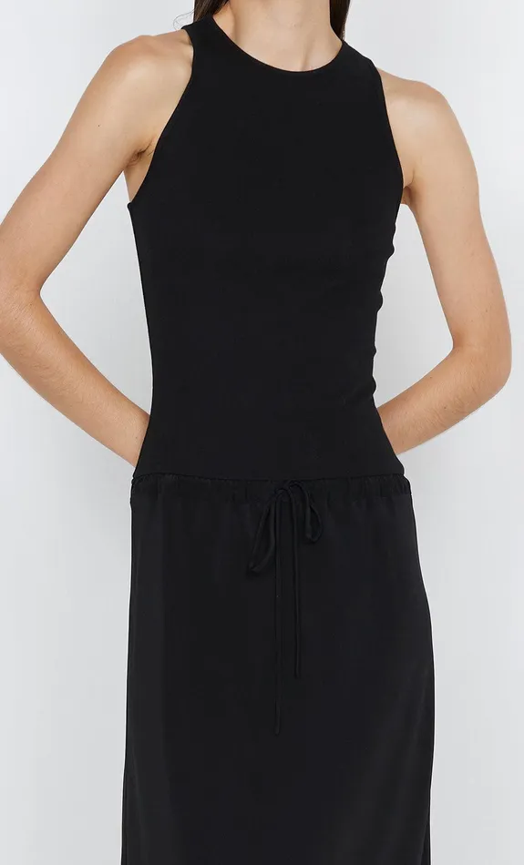 Bec Bridge Maxi Dresses SOLA RACER DRESS Black 8211 Women