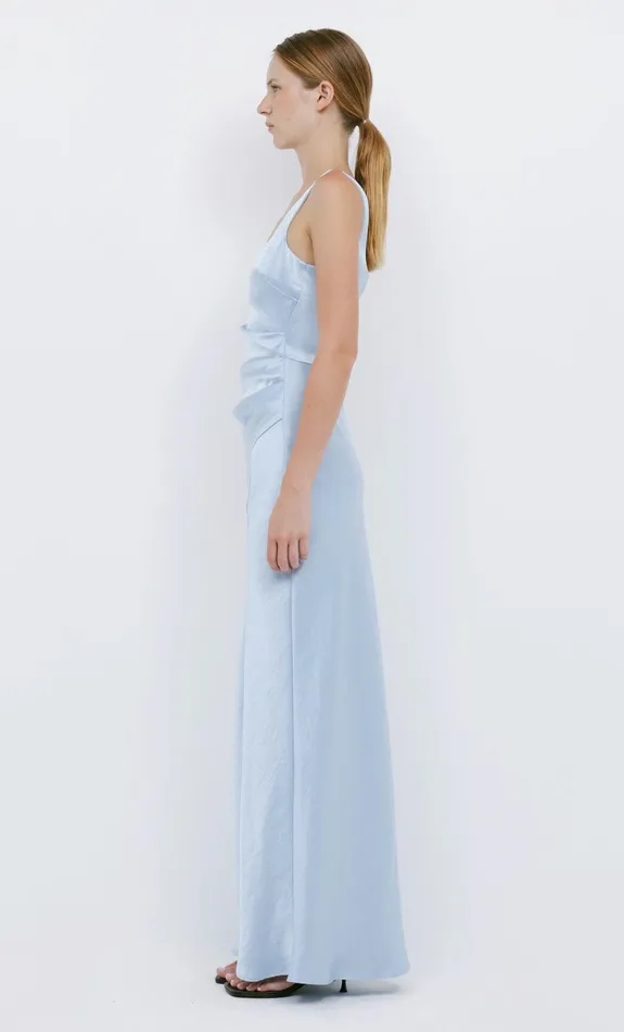 Bec Bridge Maxi Dresses THE DREAMER SQUARE NECK DRESS Dusty Blue 8211 Women