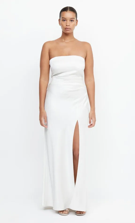 Bec Bridge Maxi Dresses THE DREAMER STRAPLESS DRESS Ivory 8211 Women