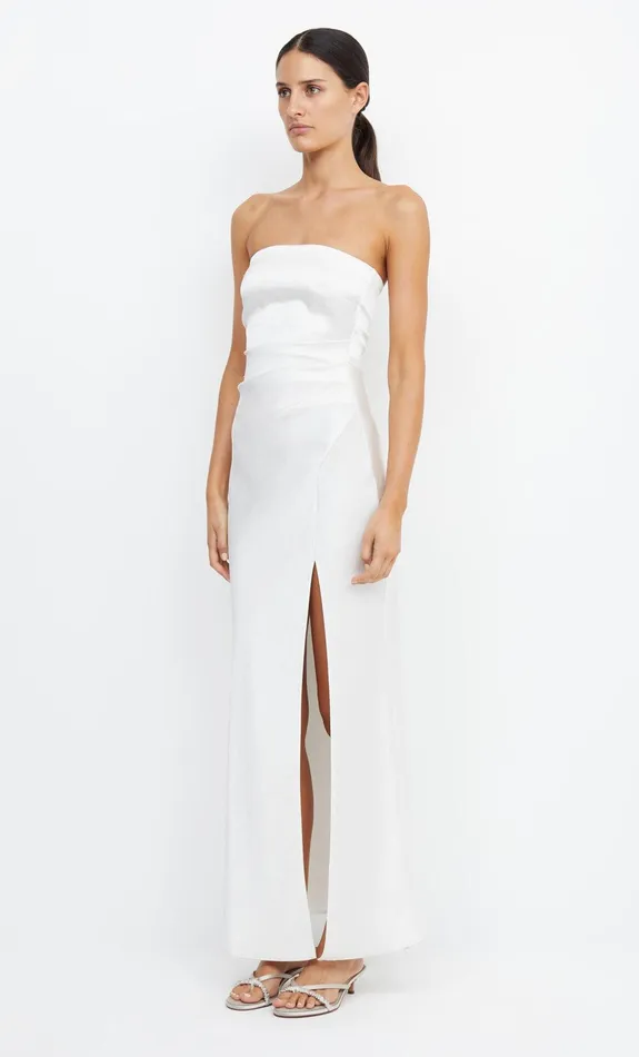 Bec Bridge Maxi Dresses THE DREAMER STRAPLESS DRESS Ivory 8211 Women