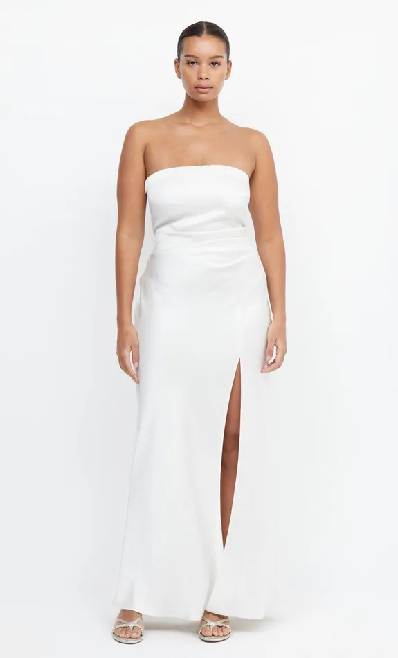 Bec Bridge Maxi Dresses THE DREAMER STRAPLESS DRESS Ivory 8211 Women