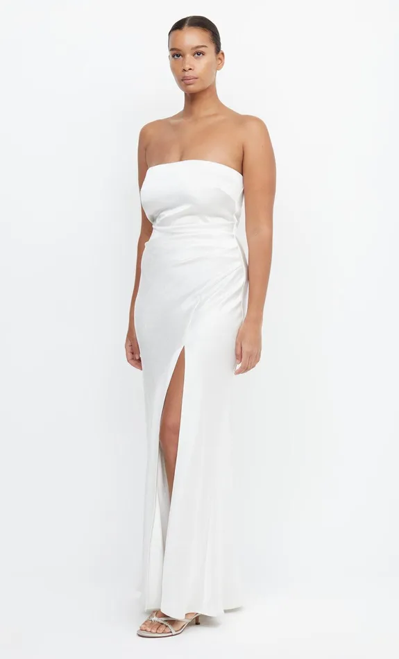 Bec Bridge Maxi Dresses THE DREAMER STRAPLESS DRESS Ivory 8211 Women
