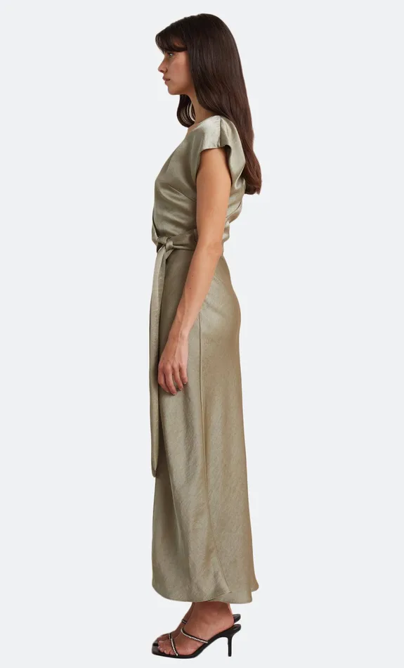 Bec Bridge Maxi Dresses THE DREAMER WRAP DRESS Sage 8211 Women