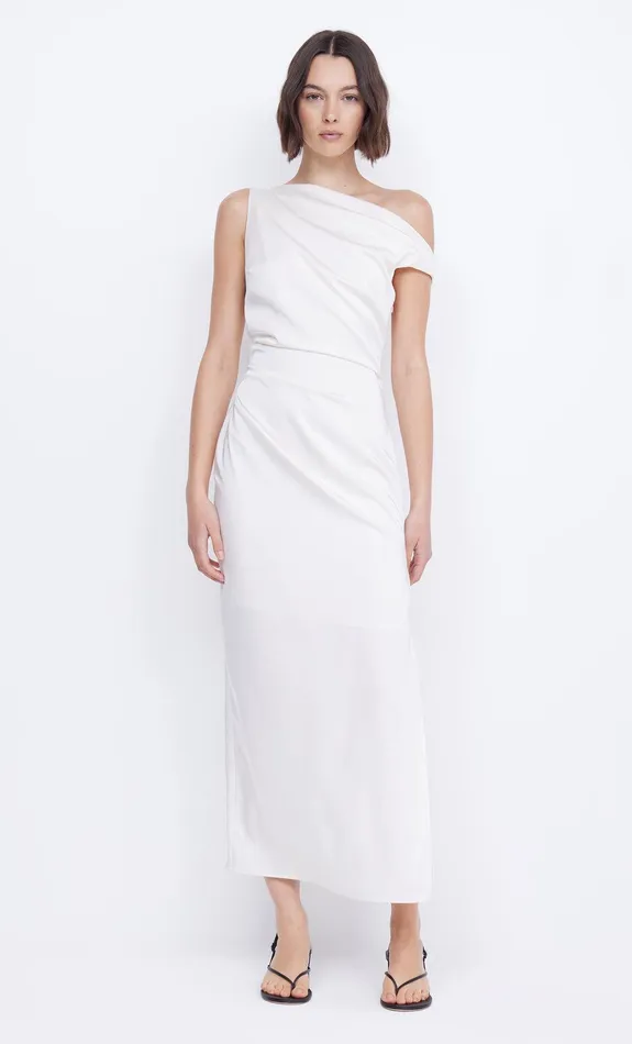 Bec Bridge Midi Dresses ROCHELLE ASYM MIDI DRESS Cream 8211 Women