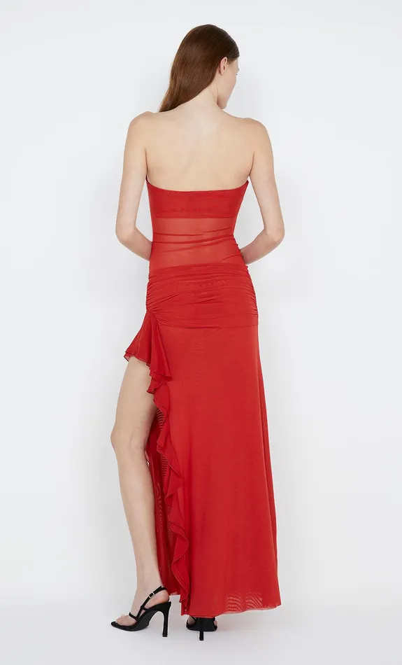 Bec Bridge Prom Dresses CELYSE STRAPLESS DRESS Rouge 8211 Women
