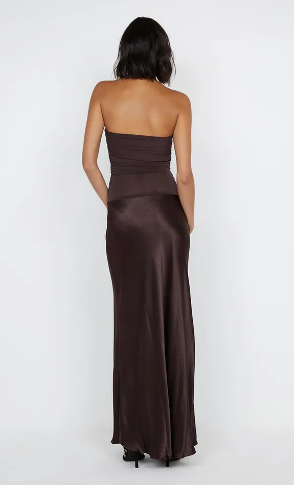 Bec Bridge Prom Dresses DUA STRAPLESS DRESS Dark Chocolate 8211 Women