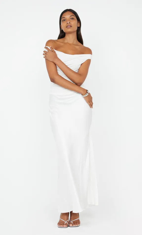 Bec Bridge Prom Dresses ELEAH OFF SHOULDER DRESS White 8211 Women