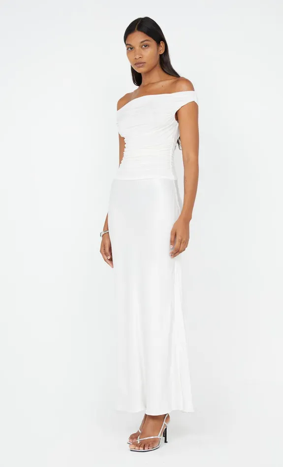 Bec Bridge Prom Dresses ELEAH OFF SHOULDER DRESS White 8211 Women