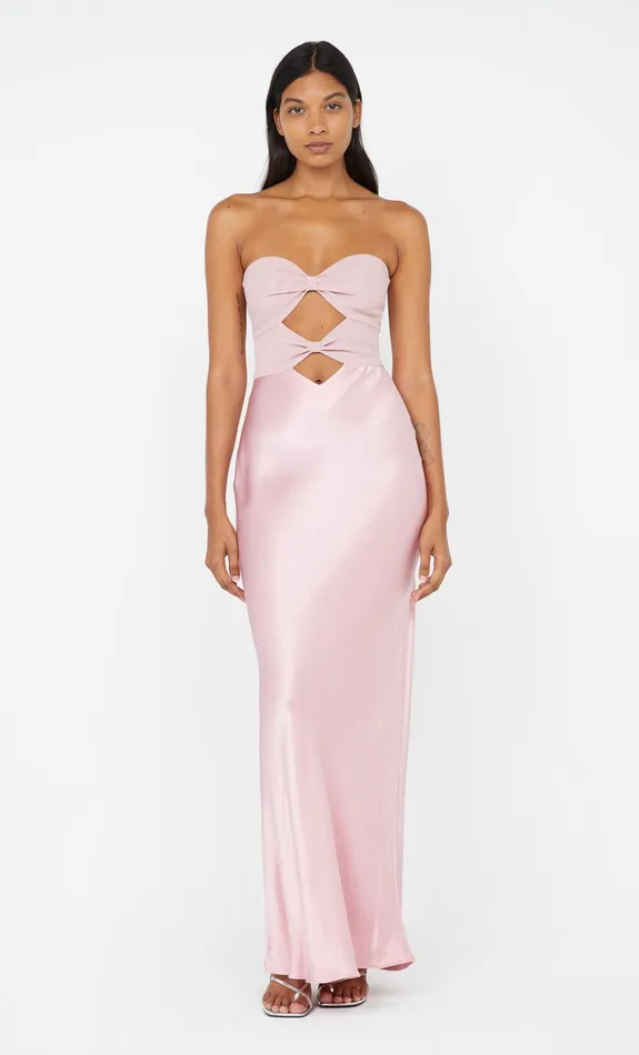 Bec Bridge Prom Dresses HALLE STRAPLESS DRESS Dusty Pink 8211 Women