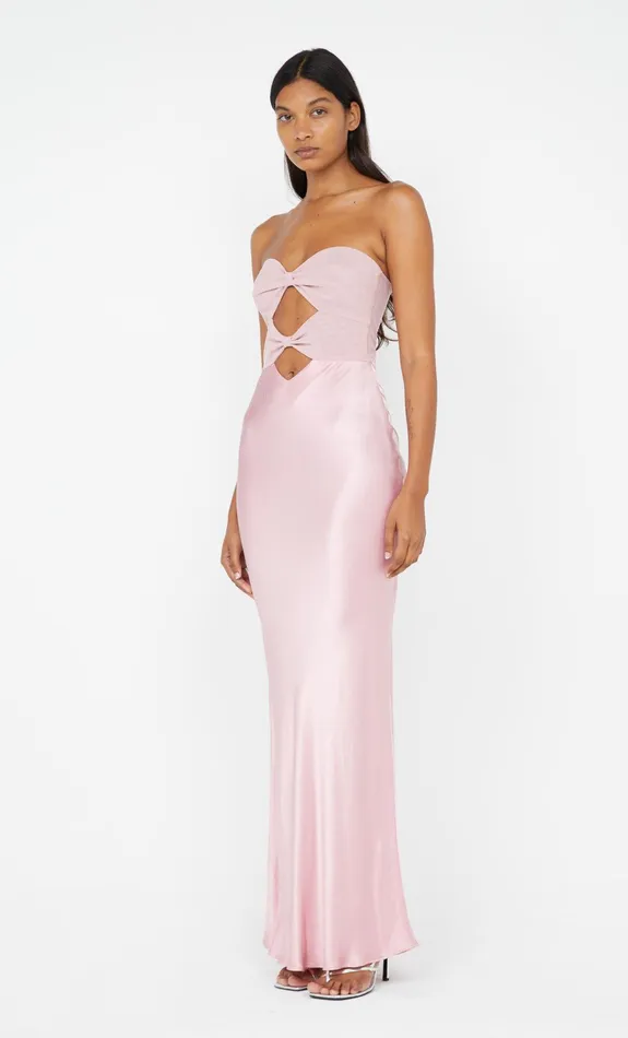 Bec Bridge Prom Dresses HALLE STRAPLESS DRESS Dusty Pink 8211 Women