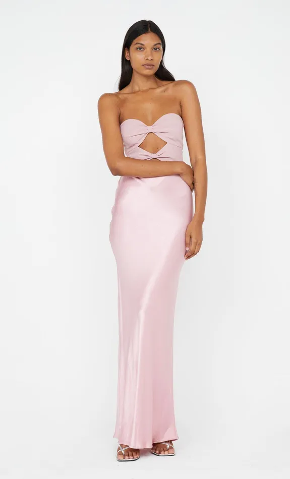 Bec Bridge Prom Dresses HALLE STRAPLESS DRESS Dusty Pink 8211 Women