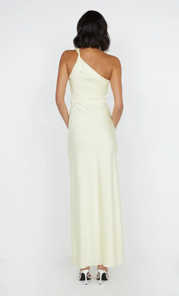 Bec Bridge Prom Dresses LUNETTA ASYM DRESS Ice Yellow 8211 Women