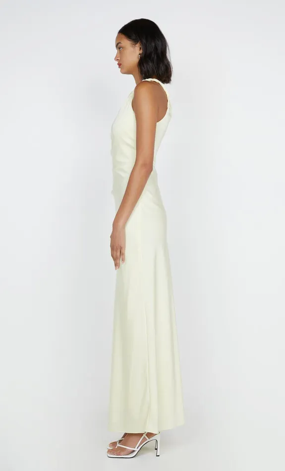 Bec Bridge Prom Dresses LUNETTA ASYM DRESS Ice Yellow 8211 Women
