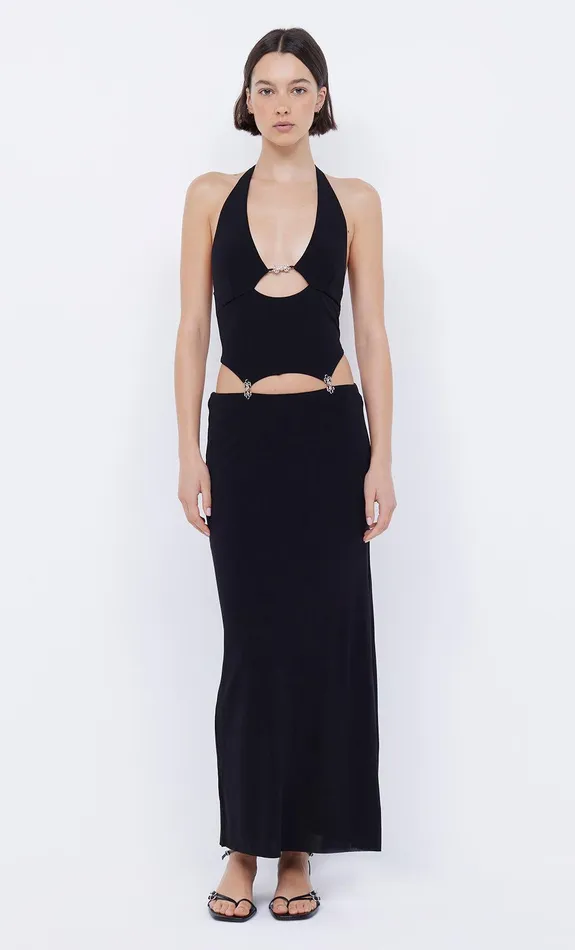 Bec Bridge Prom Dresses MALENA CLASP MAXI DRESS Black 8211 Women