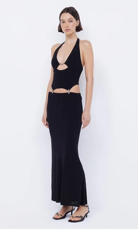 Bec Bridge Prom Dresses MALENA CLASP MAXI DRESS Black 8211 Women
