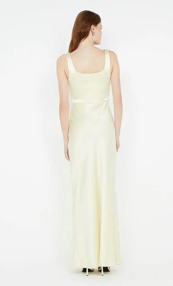 Bec Bridge Prom Dresses THE DREAMER SQUARE NECK DRESS Ice Yellow 8211 Women