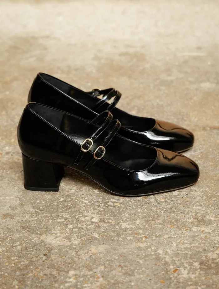Bettany Lacquered Black Women Bobbies Pumps and Mary Janes Bettany Lacquered Black Women Bobbies Pumps and Mary Janes
