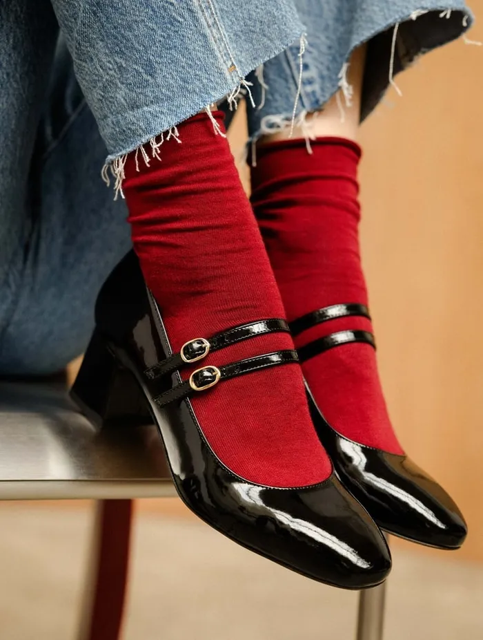 Bettany Lacquered Black Women Bobbies Pumps and Mary Janes Bettany Lacquered Black Women Bobbies Pumps and Mary Janes