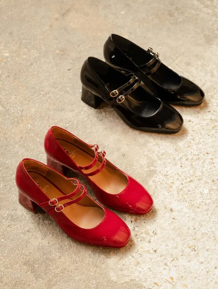 Bettany Lacquered Black Women Bobbies Pumps and Mary Janes Bettany Lacquered Black Women Bobbies Pumps and Mary Janes