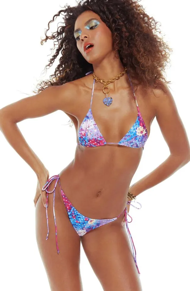 Bikini Bottoms Women Jaded London Bubble Gum Micro Bikini Bottoms