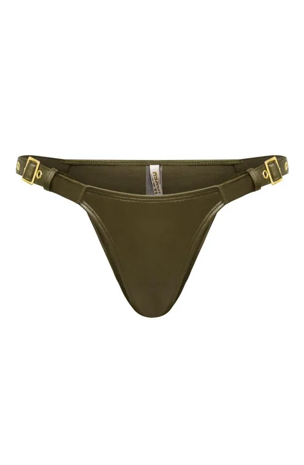 Bikini Bottoms Women Jaded London Hydra Micro Bikini Bottoms With Buckle Detail