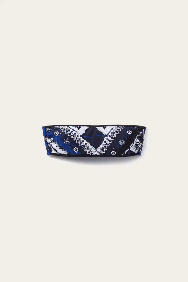 Bikini Women PUCCI FestaPrint Bandeau Bikini Top