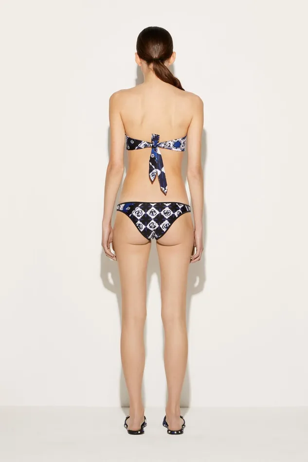 Bikini Women PUCCI FestaPrint Bandeau Bikini Top