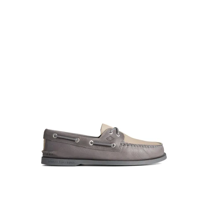 Boat Shoes Men Sperry Authentic Original Tumbled Boat Shoe Grey