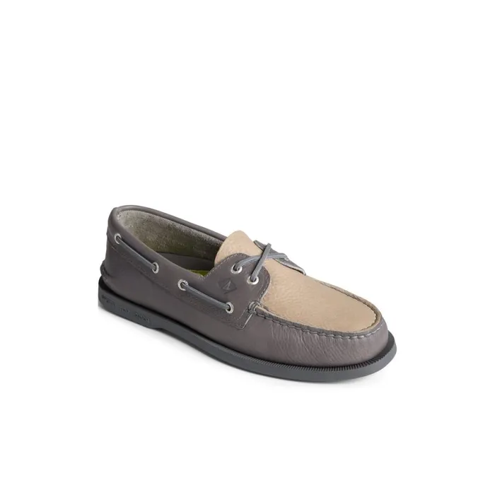 Boat Shoes Men Sperry Authentic Original Tumbled Boat Shoe Grey