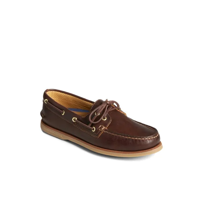 Boat Shoes Men Sperry Gold Cup Authentic Original Orleans Leather Boat Shoe Brown
