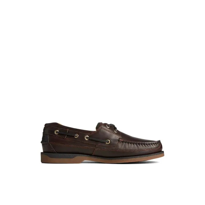 Boat Shoes Men Sperry Gold Cup Mako Boat Shoe Dark Brown